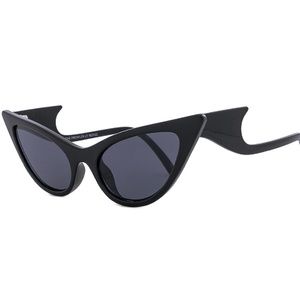 Le Specs x Adam Selman The Prowler Black Smoke Cat Eye Sunglasses